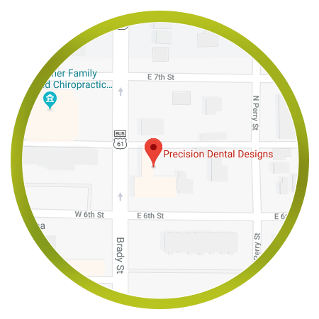 map of precision dental designs